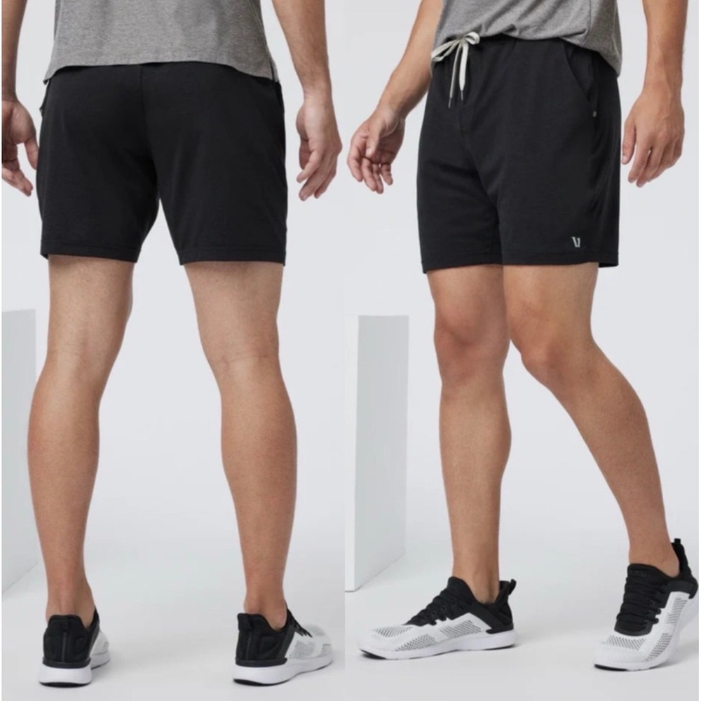Vuori Ponto Performance Shorts Black Heather Medium